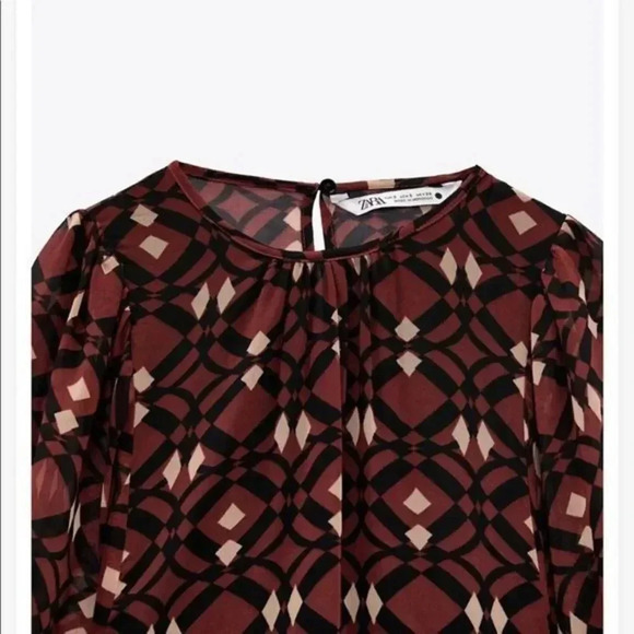 Zara print dress - Picture 7 of 9